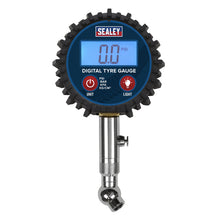 Load image into Gallery viewer, Sealey Digital Tyre Pressure Gauge, Swivel Head &amp; Quick Release
