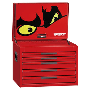 Teng PRO35 26" Tool Chest 5 Drawers Red