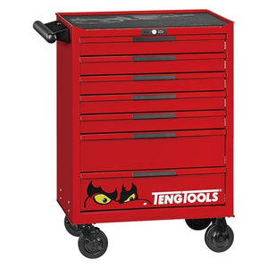 Teng PRO35 26" Rollcab 7 Drawer Tool Kit Red 628pcs