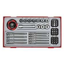 Load image into Gallery viewer, Teng PRO35 26&quot; Rollcab 7 Drawer Tool Kit Red 628pcs
