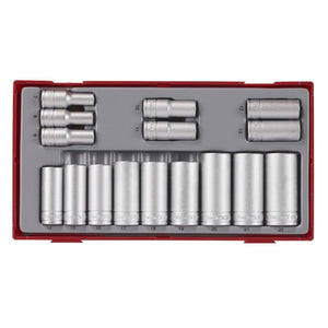 Teng Socket Set 3/8" Drive 16pcs - 12pt