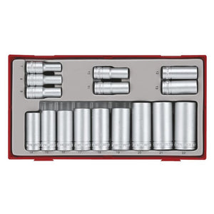 Teng Socket Set 3/8" Drive 16pcs - 6pt