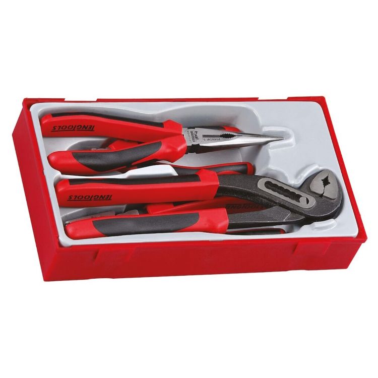 Teng Plier Set TPR Grip 4pcs