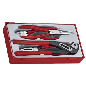 Teng Plier Set Vinyl Grip 4pcs