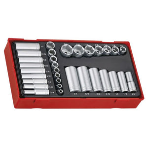 Teng Socket Set 1/4" and 3/8" Drive AF - 6pt