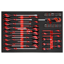 Load image into Gallery viewer, Teng PRO35 26&quot; Rollcab 7 Drawer Tool Kit FOAM Red 278pcs
