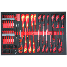 Load image into Gallery viewer, Teng PRO35 26&quot; Rollcab 7 Drawer Tool Kit FOAM Red 335pcs
