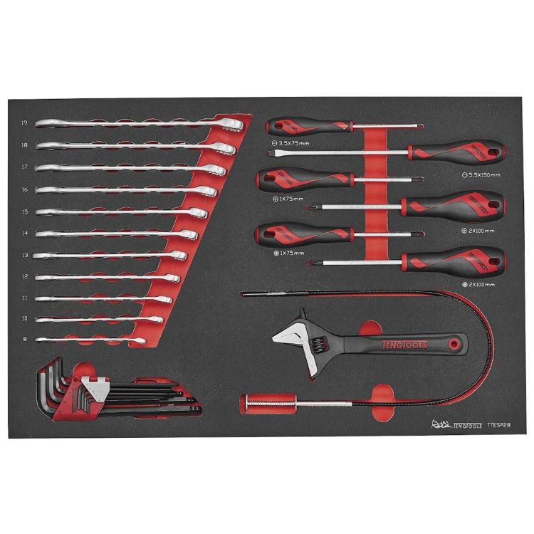 Teng Spanner and Screwdriver Set 28pcs