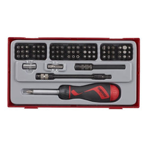 Teng PRO35 26" Rollcab 7 Drawer Tool Kit Red 628pcs