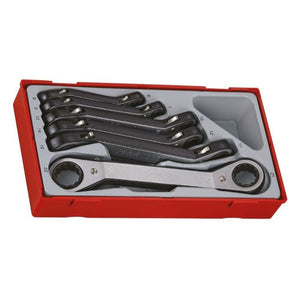 Teng Ratchet Offset Ring Wrench Set 6pcs