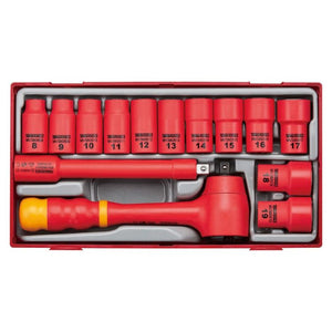 Teng 3/8" Drive Insulated Socket Set 14pcs - 6pt