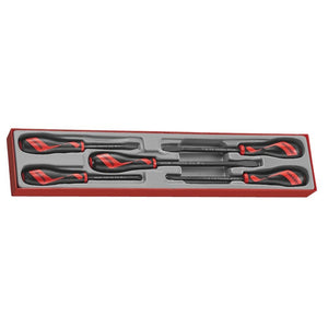 Teng PRO35 26" Rollcab 7 Drawer Tool Kit Red 628pcs