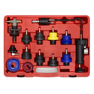 Sealey Cooling System Pressure Test Kit 13pc