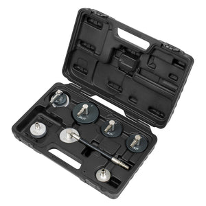 Sealey 7pc Brake & Clutch Pressure Bleeder Cap Set