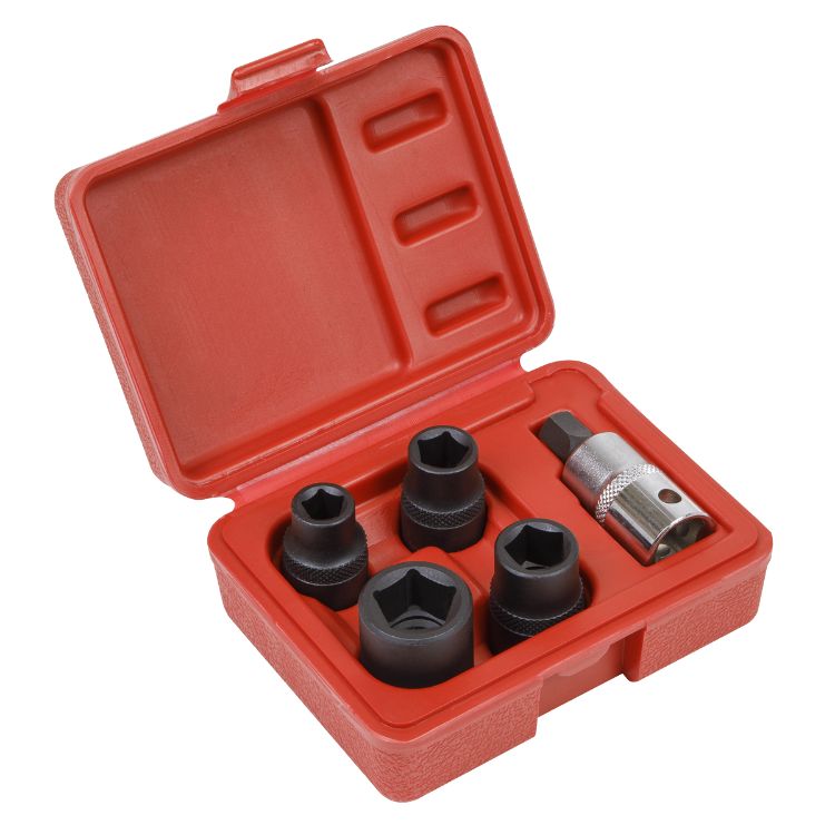 Sealey Brake Caliper Socket Set 5pc 1/2