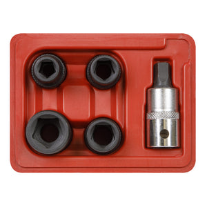 Sealey Brake Caliper Socket Set 5pc 1/2" Sq Drive