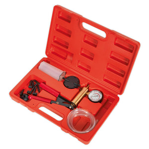 Sealey Vacuum Tester & Brake Bleeding Kit in Storage Case (VS402)