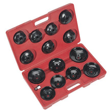 Load image into Gallery viewer, Sealey Oil Filter Cap Wrench Set 15pc
