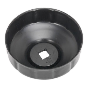 Sealey Oil Filter Cap Wrench 76mm x 12 Flutes