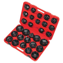 Load image into Gallery viewer, Sealey Oil Filter Cap Wrench Set 30pc
