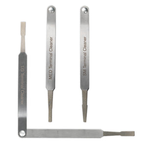 Sealey Terminal Cleaner Set 3pc - Diamond Grip