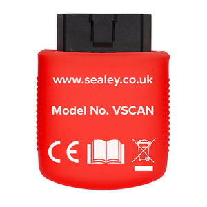 Sealey V-Scan Multi-Manufacturer Diagnostic Tool - Android