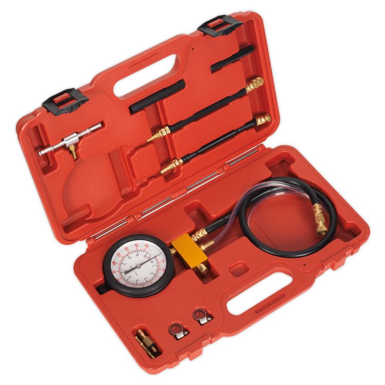 Sealey Fuel Injection Pressure Test Kit - Test Port