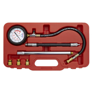 Sealey Petrol Engine Compression Tester Deluxe Kit 6pc