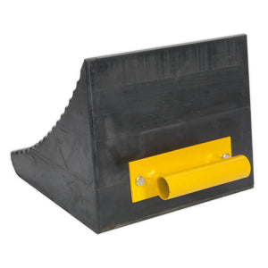 Sealey Heavy-Duty Rubber Wheel Chock - Single