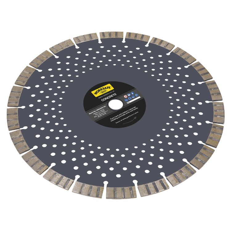 Sealey Concrete Cutting Disc Dry Use 300mm (12