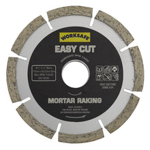 Load image into Gallery viewer, Sealey Easy Cut Diamond Blade 115 (4-1/2&quot;) x 22mm - Mortar Raker
