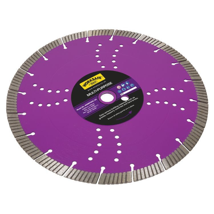 Sealey Cutting Disc Multipurpose Dry/Wet Use 300mm (12