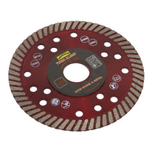 Load image into Gallery viewer, Sealey Turbo Allmat Diamond Blade 115 x 22mm
