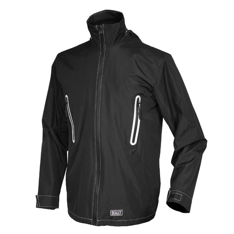 Sealey Heated Rain Jacket 5V - Medium