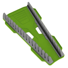 Load image into Gallery viewer, Sealey Reversible Spanner Rack 16pc - Hi-Vis Green (Premier)
