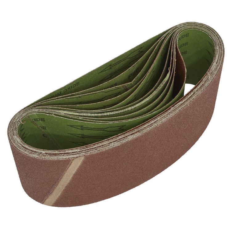 Sealey Sanding Belt 100 x 610mm 80Grit - Pack of 10