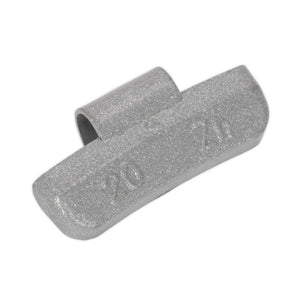 Sealey Wheel Weight 20g Hammer-On Plastic Coated Zinc for Alloy Wheels - Pack of 100