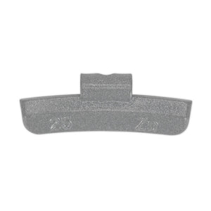 Sealey Wheel Weight 25g Hammer-On Plastic Coated Zinc for Alloy Wheels - Pack of 100