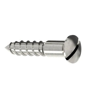 Wood Screw 4mm Slotted Countersunk Raised - DIN 95