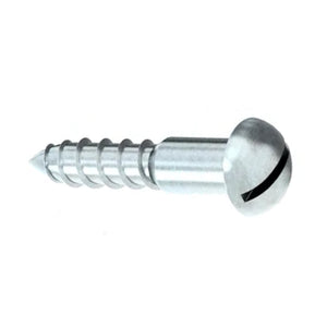 Wood Screw 4mm Slotted Round Head - DIN 96