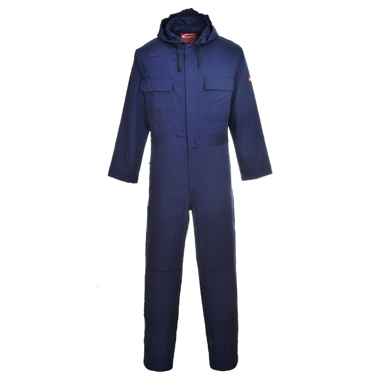 Portwest Bizweld Hooded Coverall Navy BIZ6