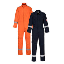 Load image into Gallery viewer, Portwest Bizflame Work Lightweight Stretch Panelled Coverall FR502
