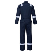 Load image into Gallery viewer, Portwest Bizflame Work Women&#39;s Coverall 350g Navy FR51
