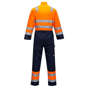 Portwest Modaflame RIS Navy/Orange Coverall Orange/Navy MV29