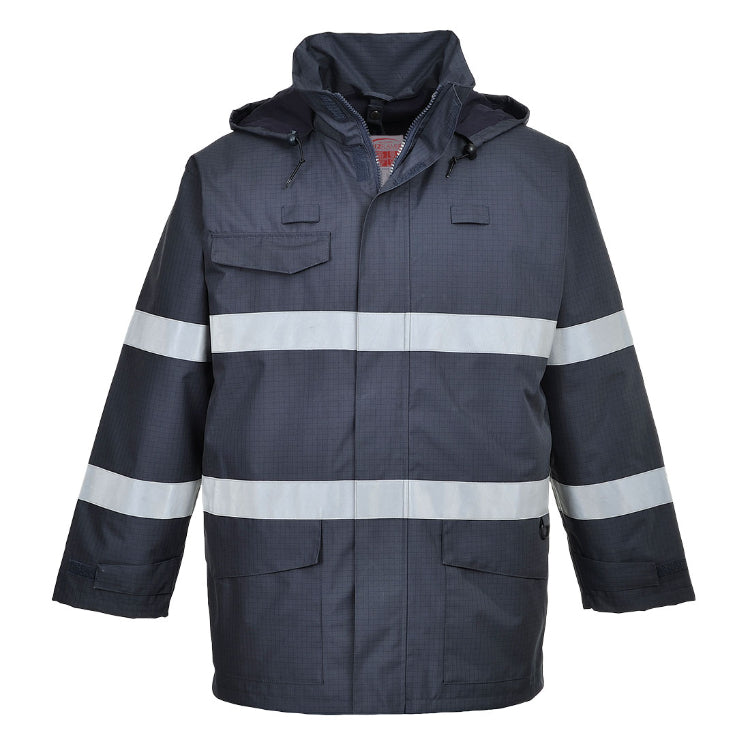 Portwest Bizflame Rain Multi Protection Jacket Navy S770